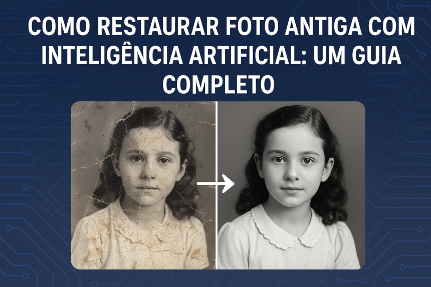 como restaurar foto antiga com inteligência artificial