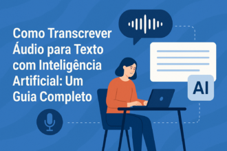 transcrever áudio para texto com ia