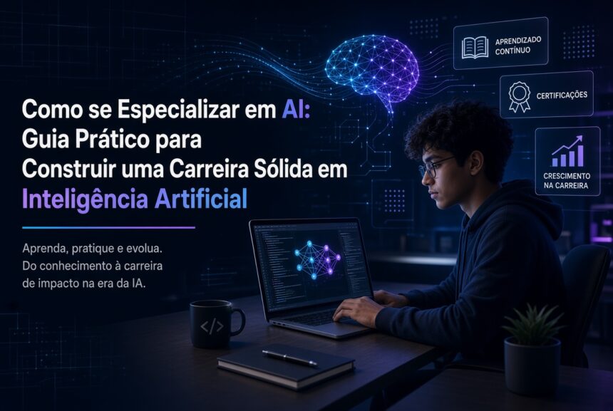 Como se Especializar em IA: Guia Prático para Construir uma Carreira Sólida em Inteligência Artificial